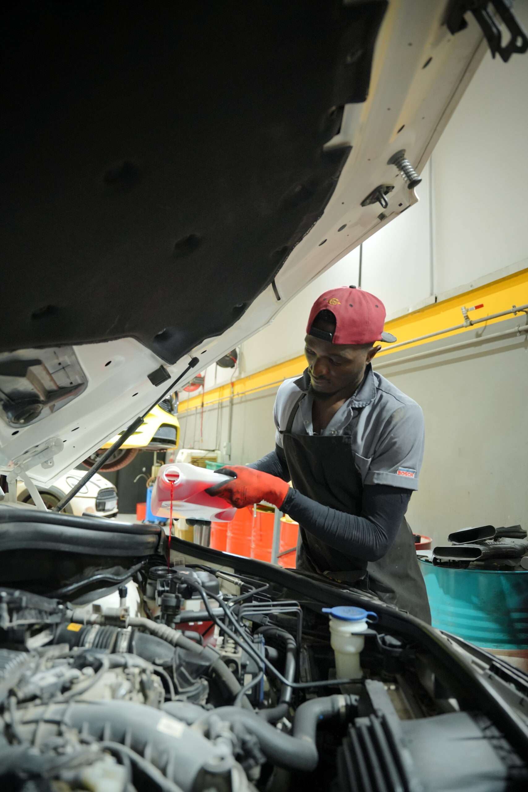 Car oil change services uae